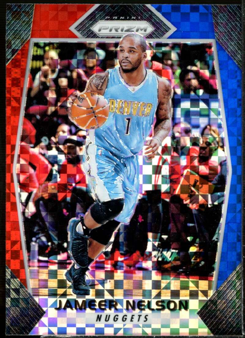 Jameer Nelson Card 2017-18 Panini Prizm Prizms Red White and Blue #169  Image 1