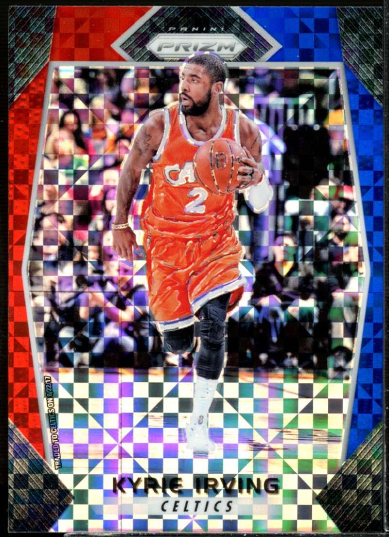 Kyrie Irving Card 2017-18 Panini Prizm Prizms Red White and Blue #192  Image 1