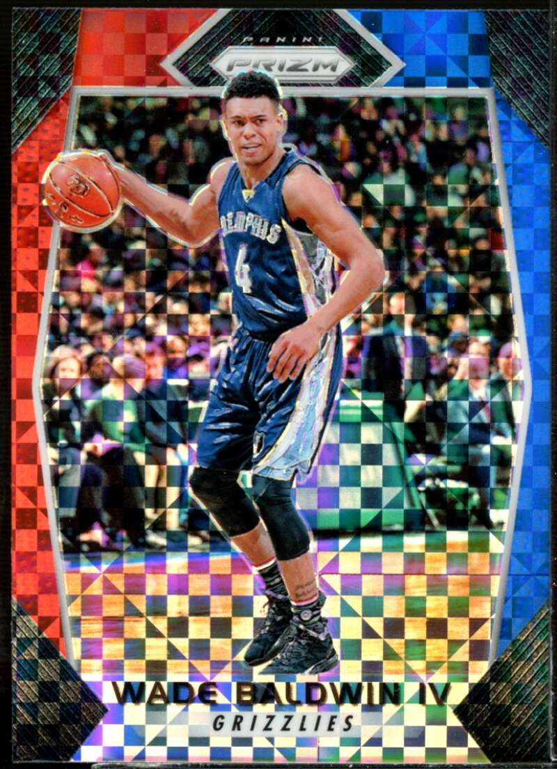 Wade Baldwin IV Card 2017-18 Panini Prizm Prizms Red White and Blue #209  Image 1