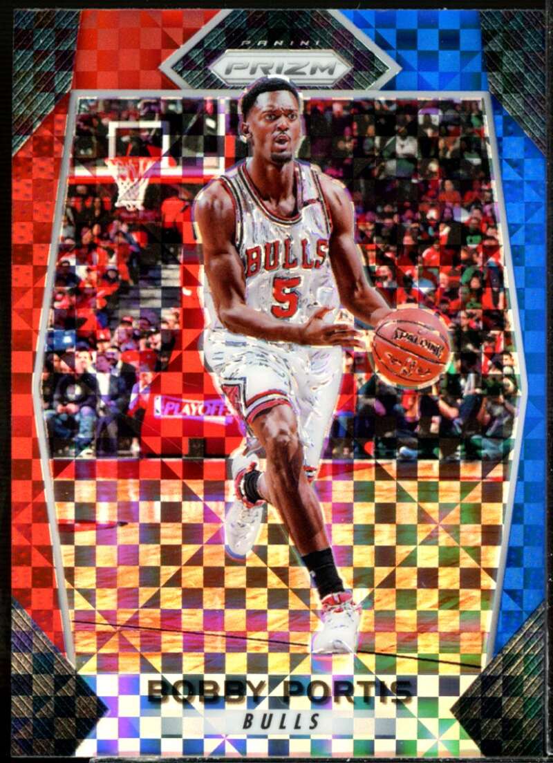 Bobby Portis Card 2017-18 Panini Prizm Prizms Red White and Blue #245  Image 1