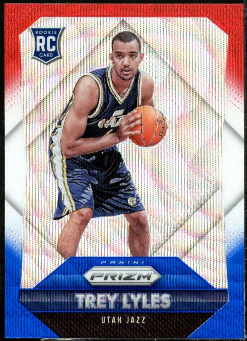 Trey Lyles Rookie Card 2015-16 Panini Prizm Prizms Red White Blue #334  Image 1