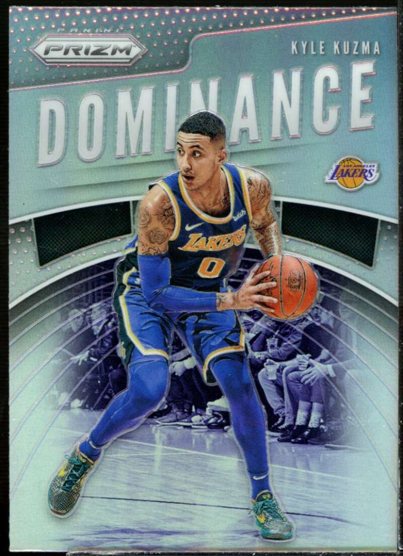 Kyle Kuzma Card 2019-20 Panini Prizm Dominance Prizms Silver #18  Image 1