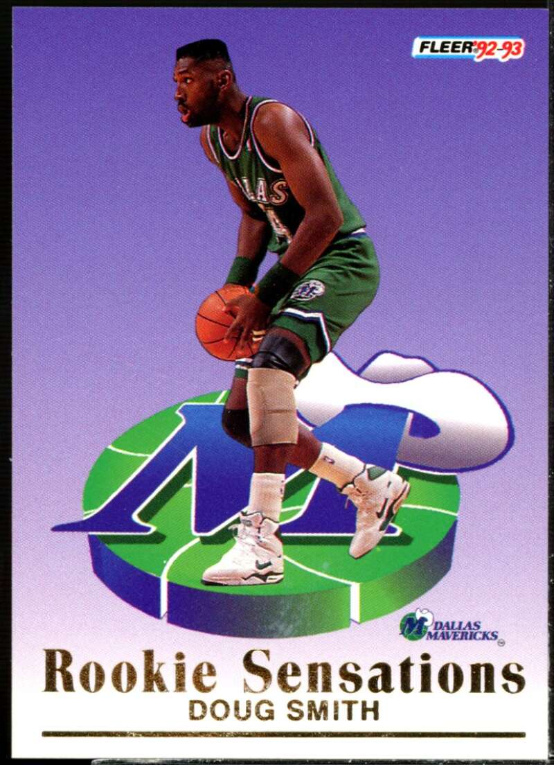 Doug Smith Rookie Card 1992-93 Fleer Rookie Sensations #10  Image 1