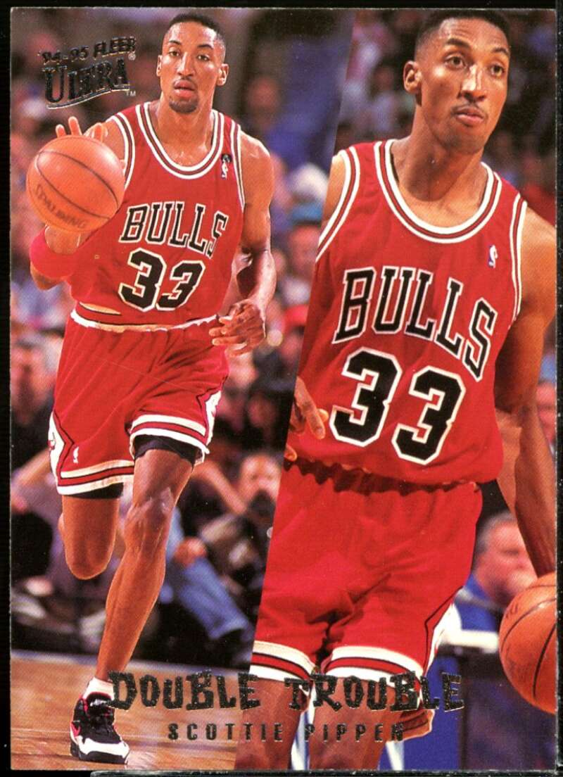 Scottie Pippen Card 1994-95 Ultra Double Trouble #7  Image 1