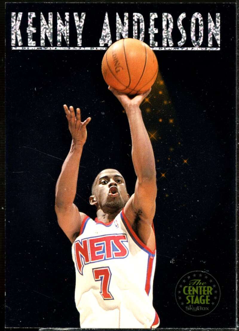 Kenny Anderson Card 1993-94 SkyBox Premium Center Stage #CS7  Image 1