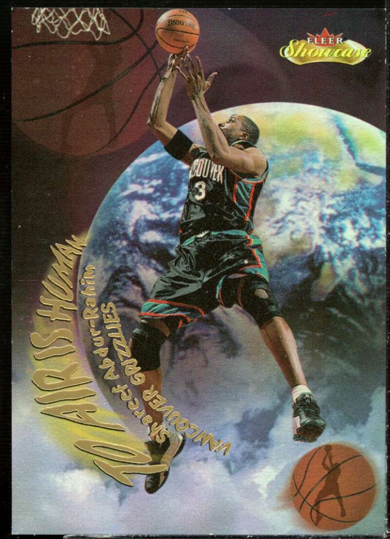 Shareef Abdur-Rahim Card 2000-01 Fleer Showcase To Air is Human #4  Image 1