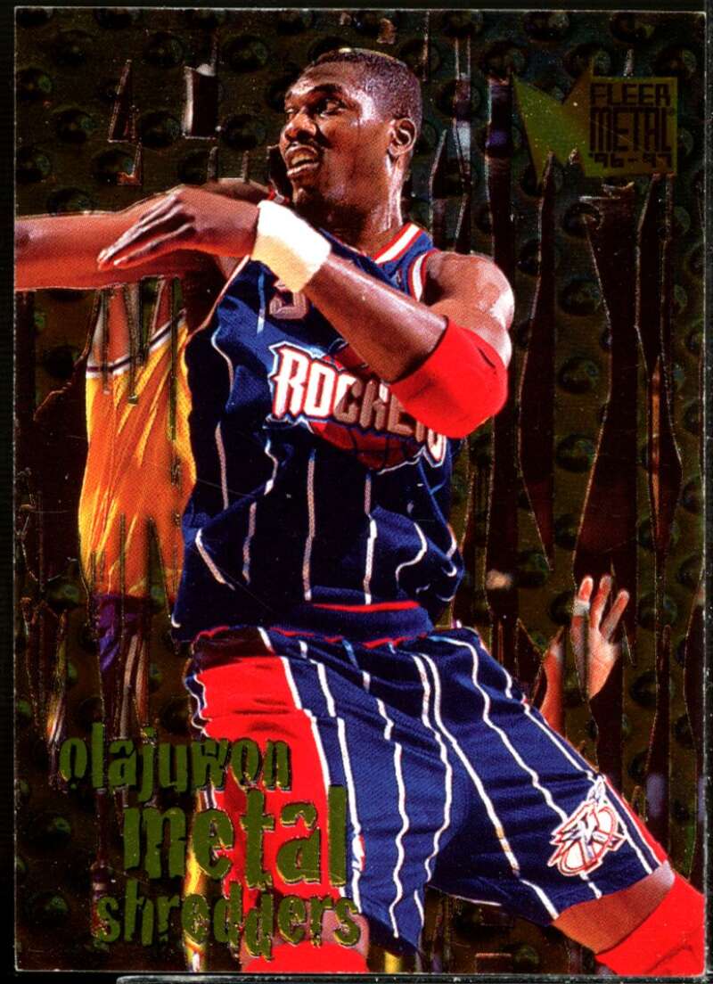 Hakeem Olajuwon MS Card 1996-97 Metal #142  Image 1