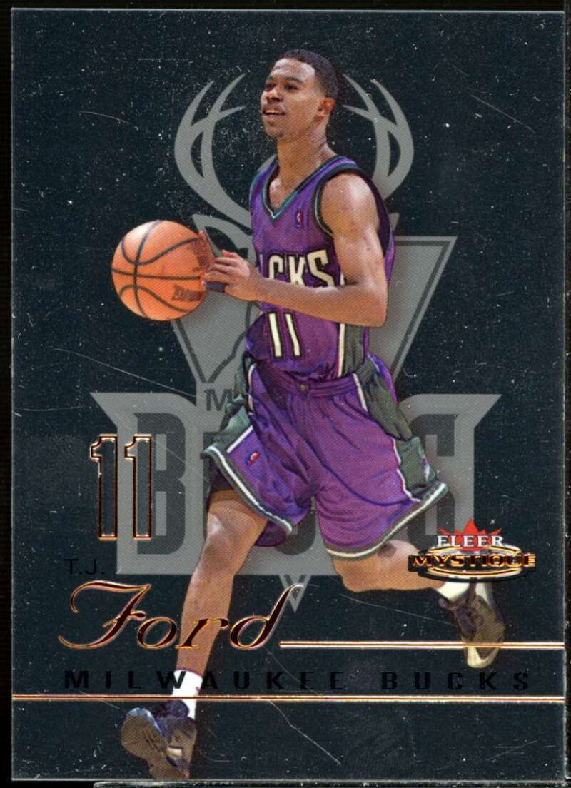 T.J. Ford Rookie Card 2003-04 Fleer Mystique #109  Image 1