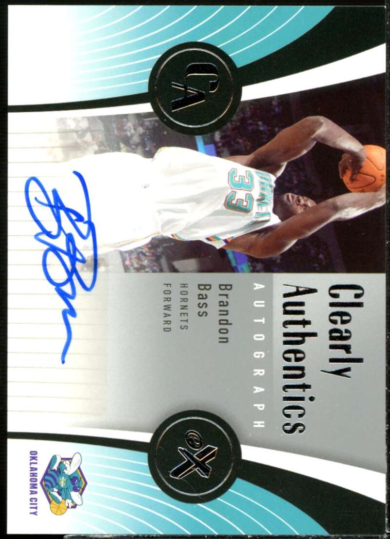 Brandon Bass Card 2006-07 E-X Clearly Authentics Autographs #CAABB  Image 1