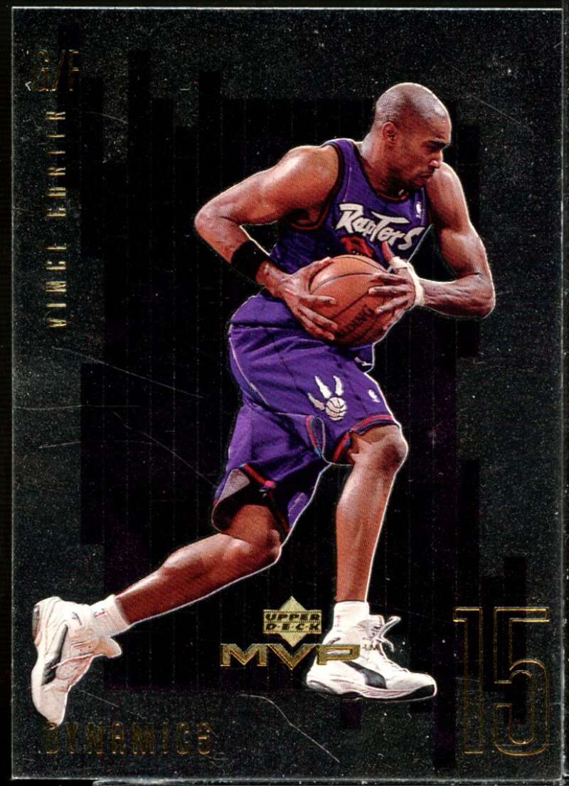 Vince Carter Card 1999-00 Upper Deck MVP Dynamics #D6  Image 1