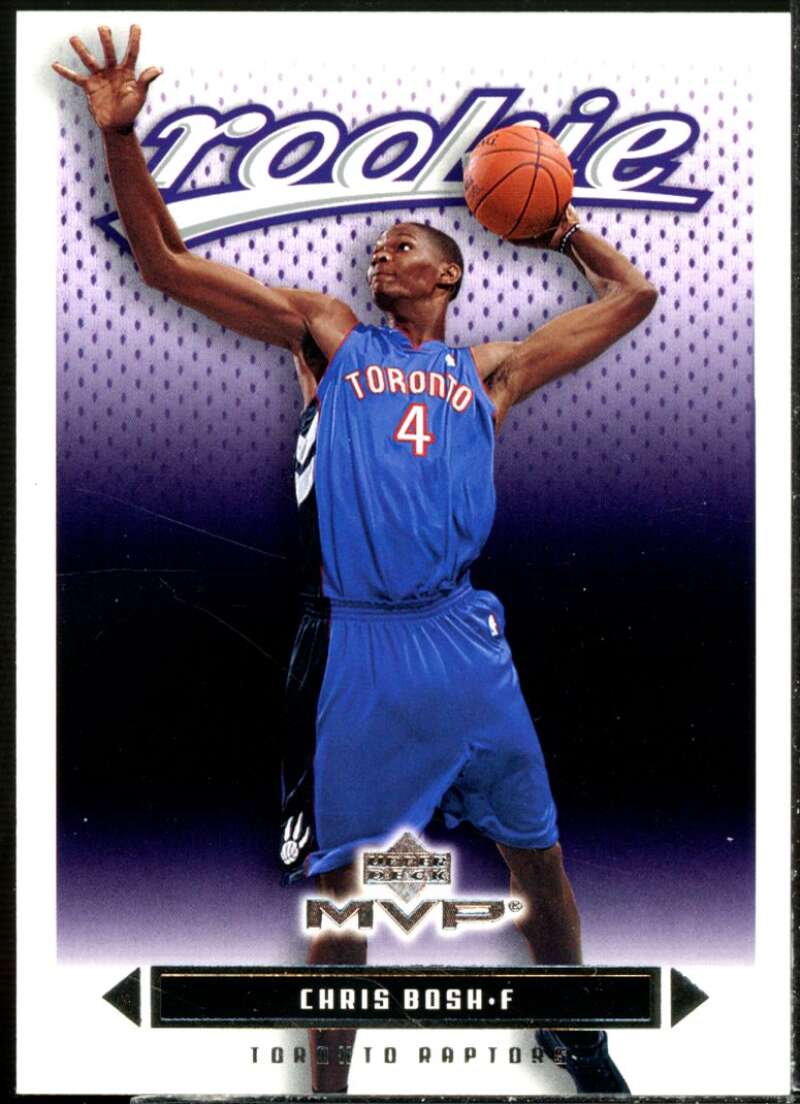 Chris Bosh Rookie Card 2003-04 Upper Deck MVP #204  Image 1