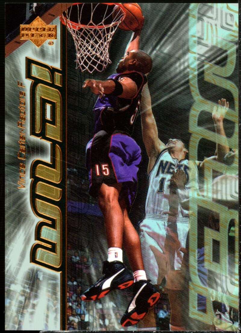 Vince Carter Card 1999-00 Upper Deck Wild! #W7  Image 1