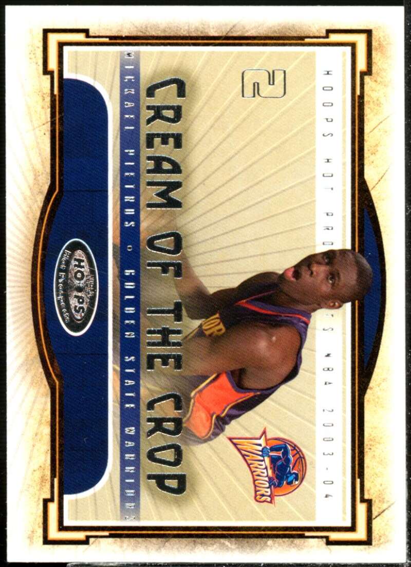 Mickael Pietrus Rookie Card 2003-04 Hoops Hot Prospects Cream of the Crop #10  Image 1