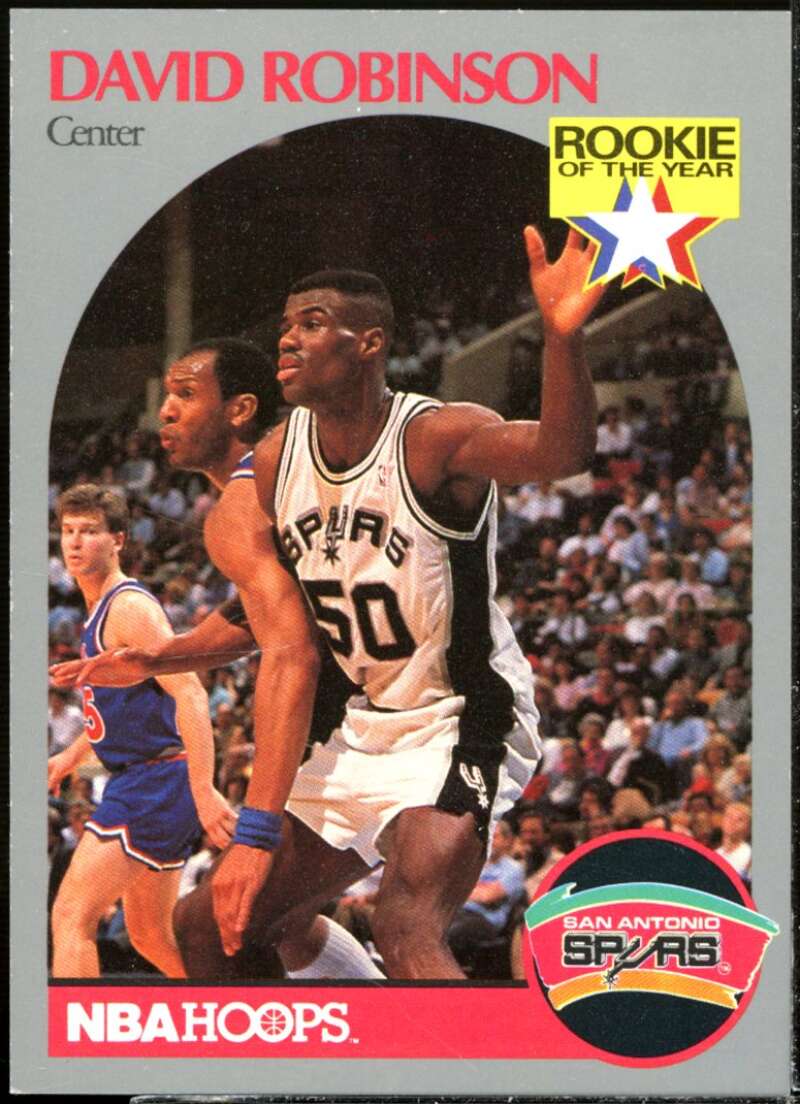 David Robinson Card 1990-91 Hoops #270  Image 1