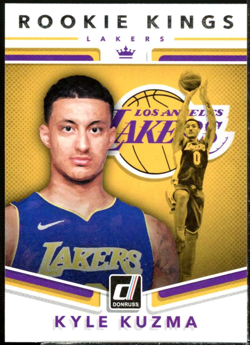 Kyle Kuzma Rookie Card 2017-18 Donruss Rookie Kings #25  Image 1