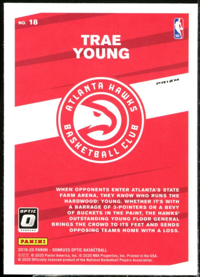 Trae Young Card 2019-20 Donruss Optic My House #18  Image 2