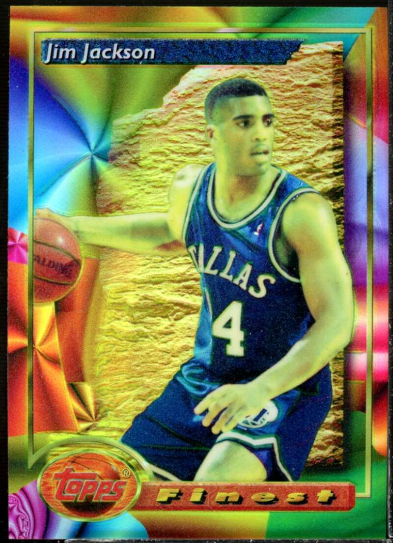 Jim Jackson Card 1993-94 Finest Refractors #136  Image 1