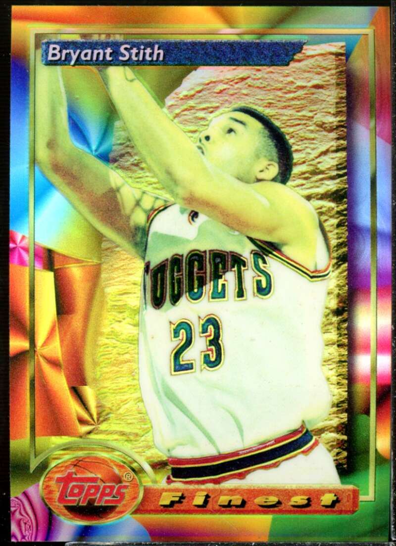 Bryant Stith Card 1993-94 Finest Refractors #82  Image 1