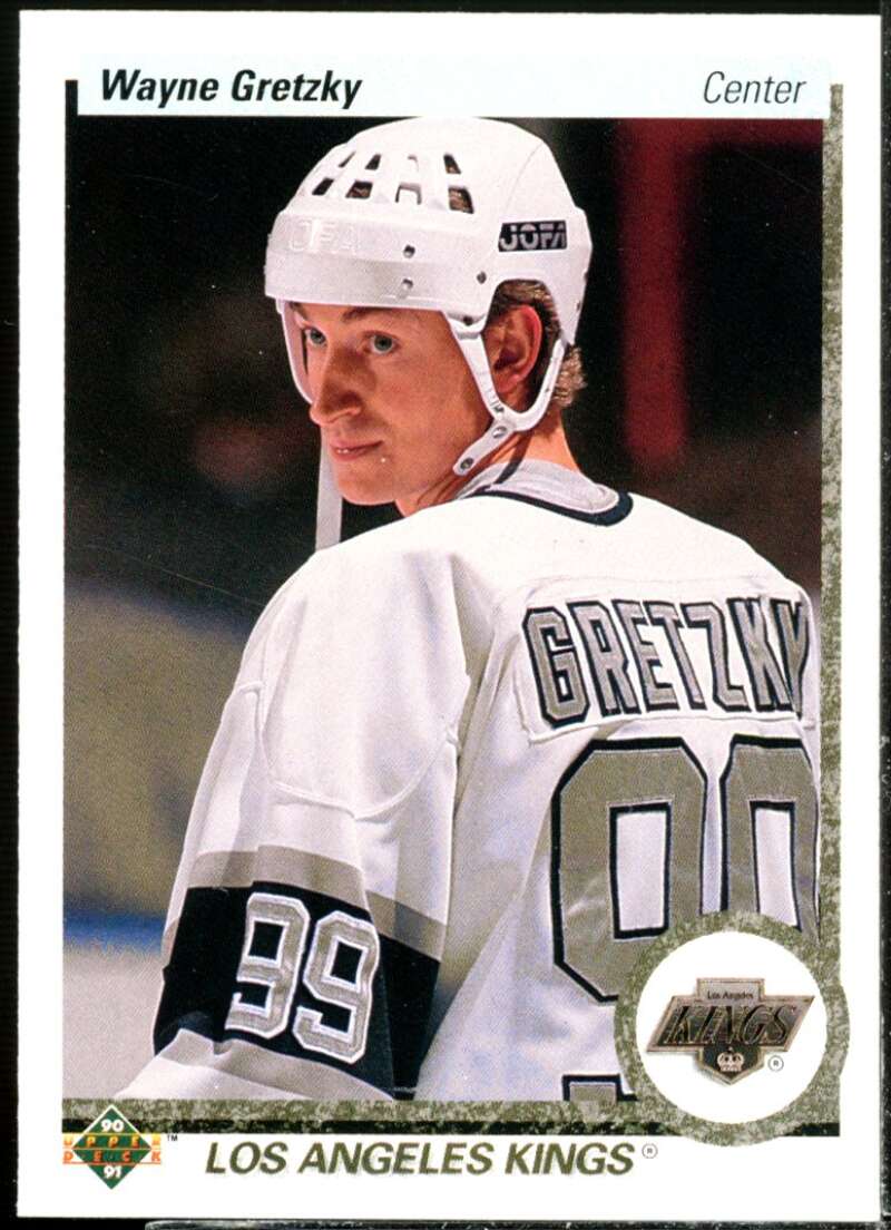 Wayne Gretzky Card 1990-91 Upper Deck #54  Image 1