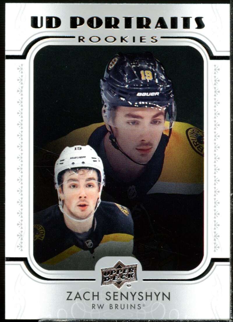 Zach Senyshyn Rookie Card 2019-20 Upper Deck UD Portraits #P44  Image 1