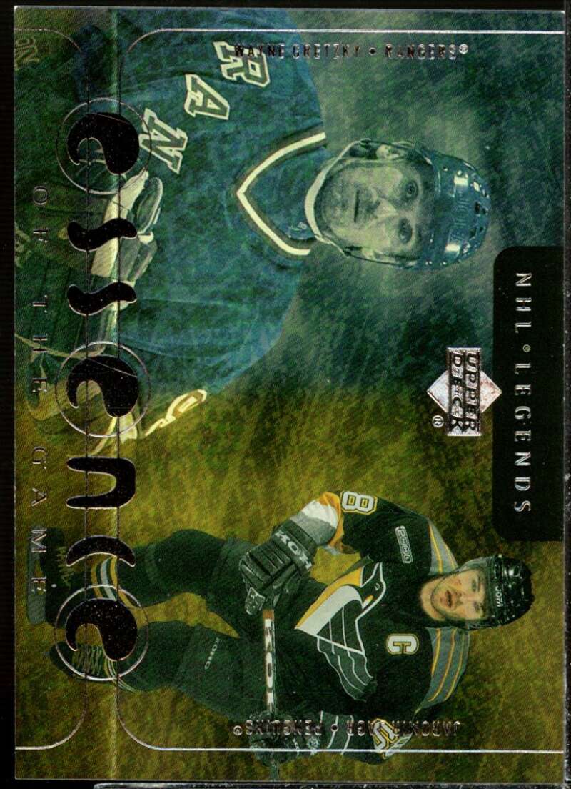 Jaromir Jagr/Wayne Gretzky 2000-01 Upper Deck Legends Essence of the Game #EG2  Image 1