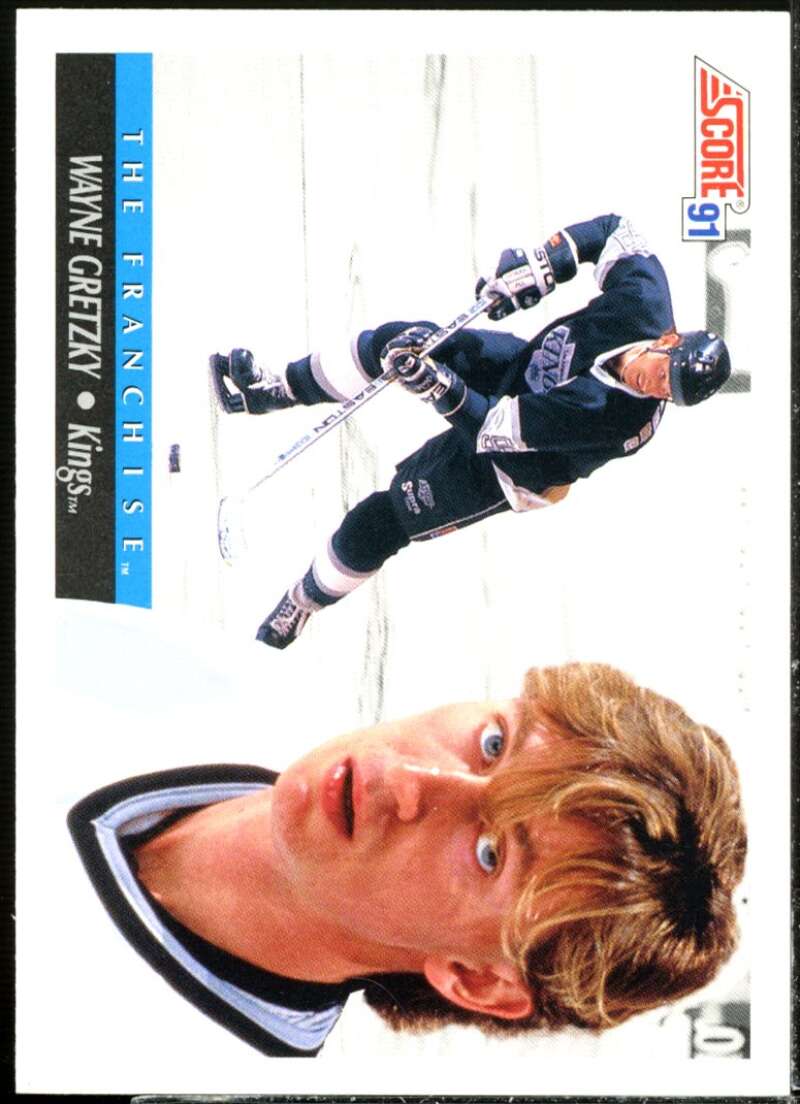 Wayne Gretzky FRAN Card 1991-92 Score Canadian English #312  Image 1