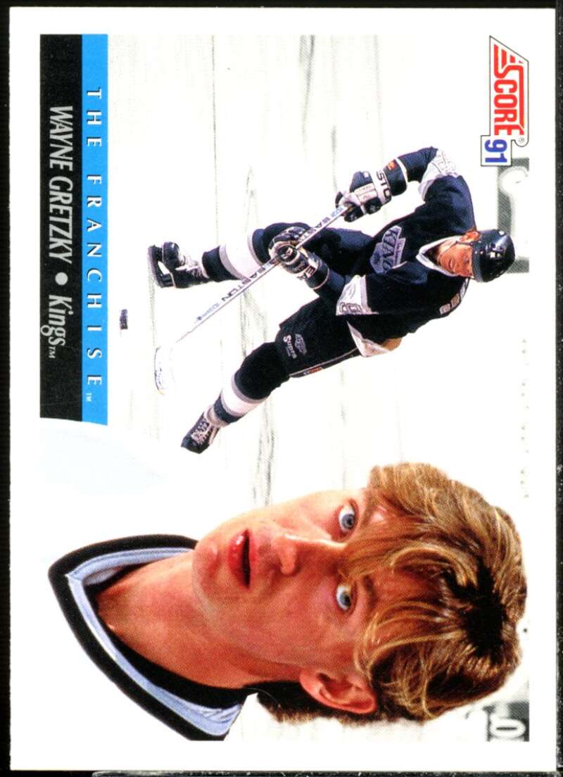 Wayne Gretzky FRAN Card 1991-92 Score Canadian English #312  Image 1