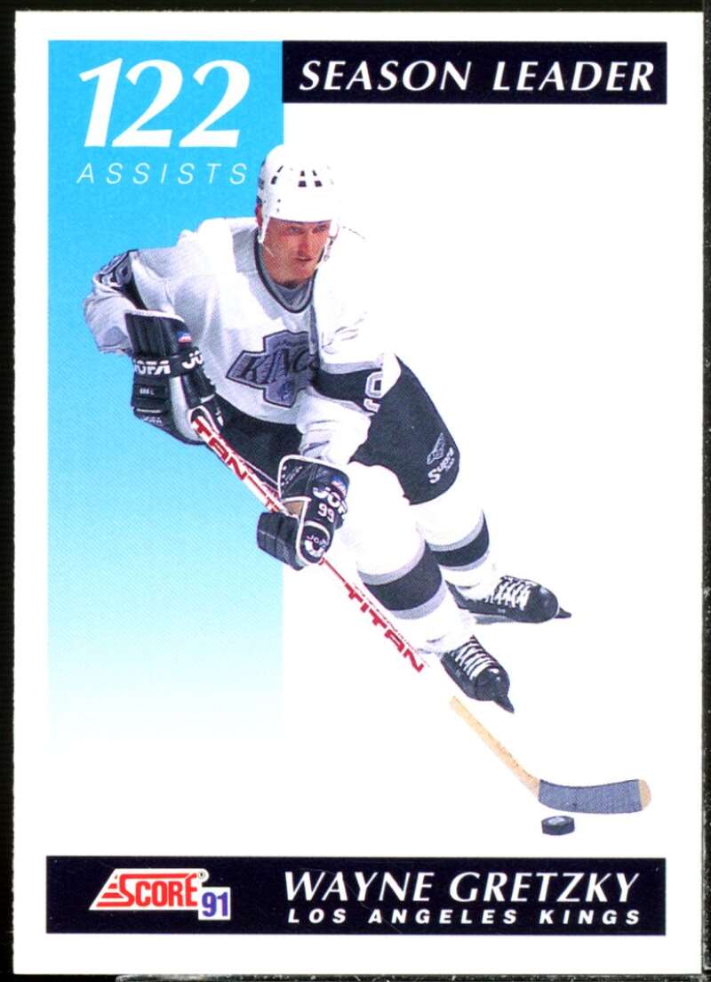 Wayne Gretzky SL Card 1991-92 Score American #405  Image 1