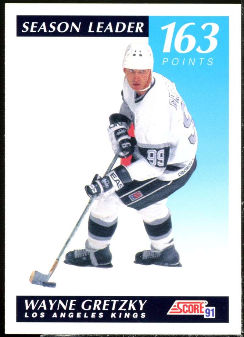 Wayne Gretzky SL Card 1991-92 Score American #406  Image 1