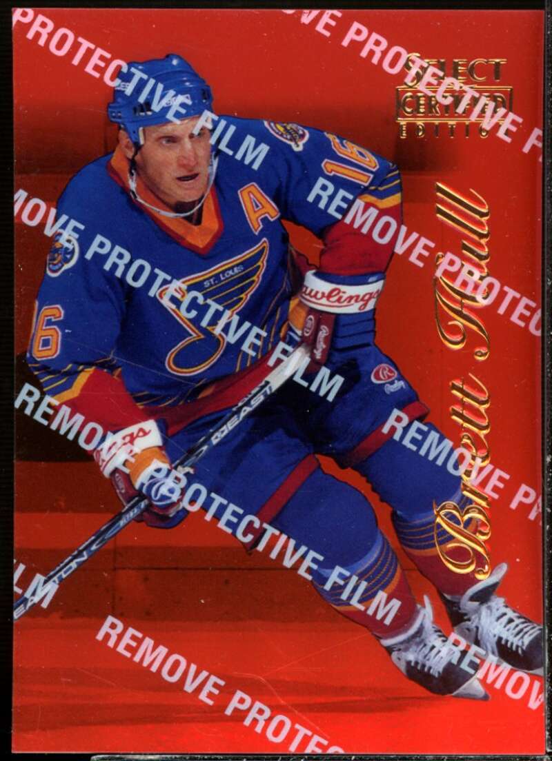 Brett Hull Card 1996-97 Select Certified Red #19  Image 1