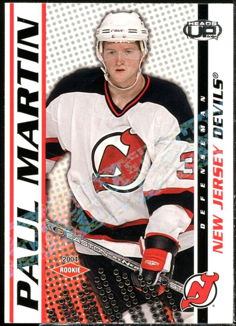 Paul Martin Rookie Card 2003-04 Pacific Heads Up Hobby LTD #125  Image 1