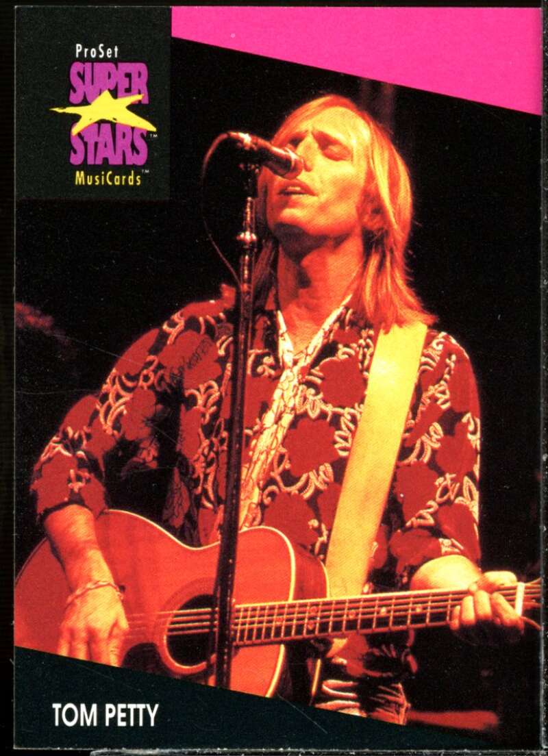 Tom Petty Card 1991-92 Pro Set Superstars MusiCards #217  Image 1