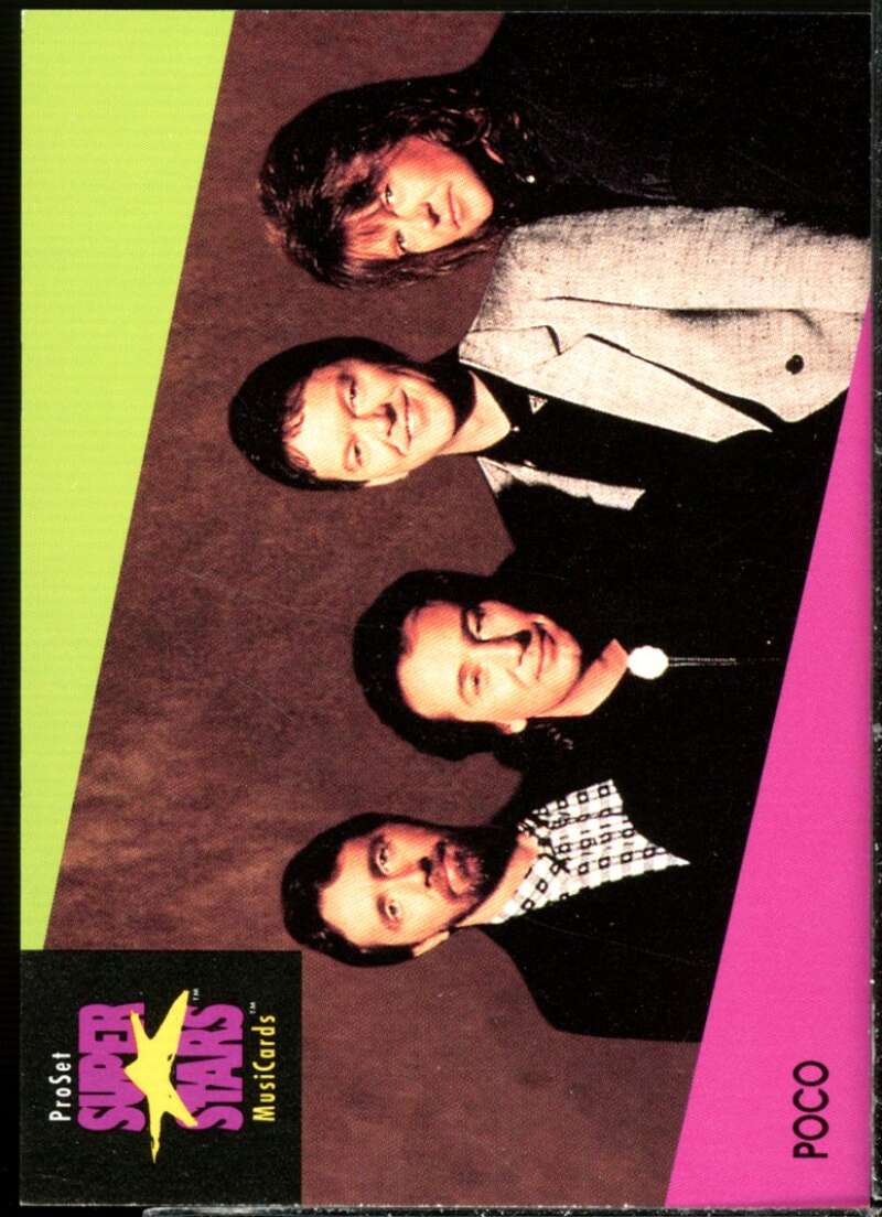 Poco Card 1991-92 Pro Set Superstars MusiCards #89  Image 1