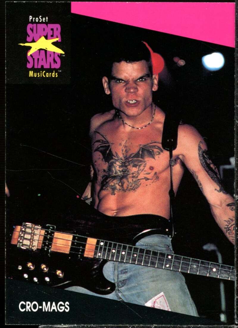 Cro-Mags Card 1991-92 Pro Set Superstars MusiCards #158  Image 1
