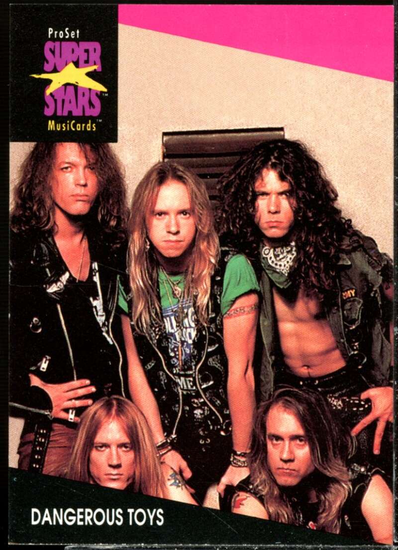 Dangerous Toys Card 1991-92 Pro Set Superstars MusiCards #162  Image 1