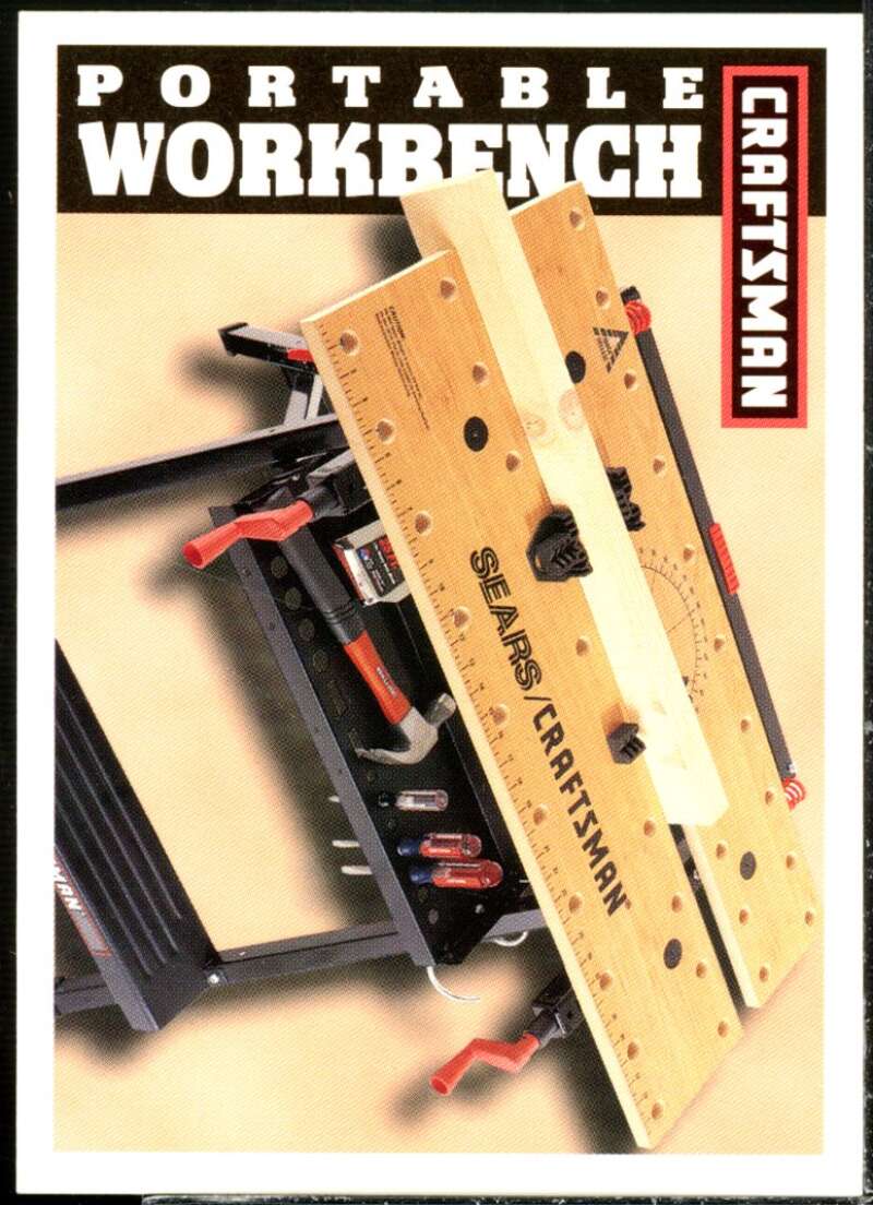 Multi-Use Workbench Card 1995-96 Sears Roebuck Craftsman Tools #21  Image 1