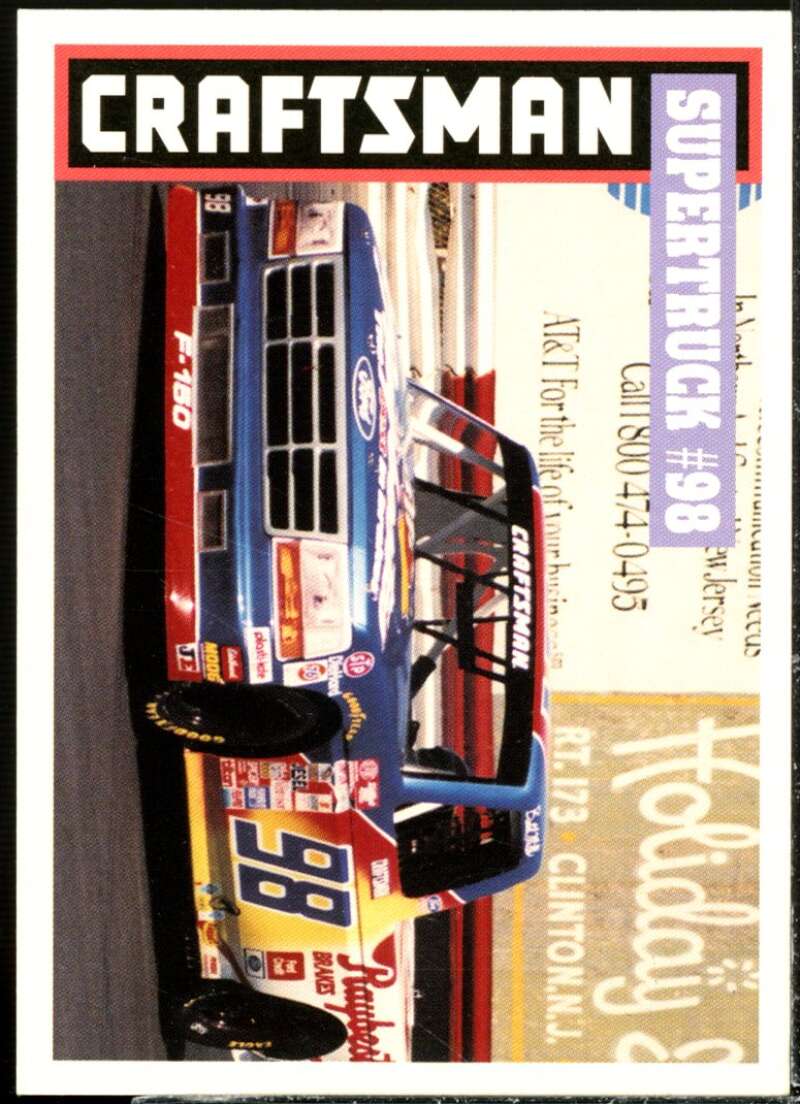 Supertruck  Card 1995-96 Sears Roebuck Craftsman Tools Super Trucks #10 #98 Image 1