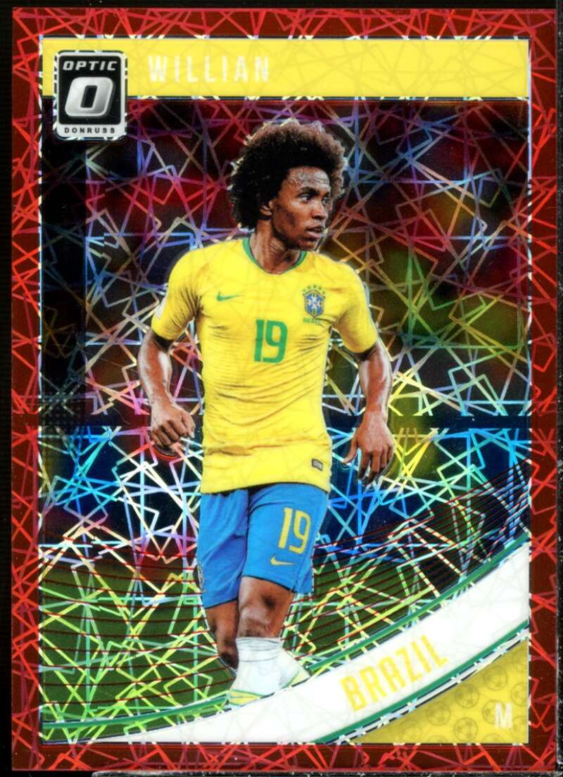 Willian Card 2018-19 Donruss Optic Red Velocity #107  Image 1