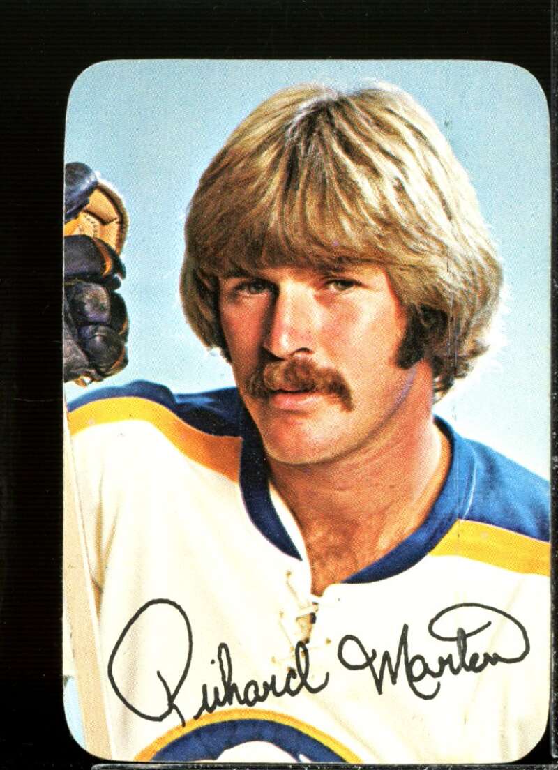 Richard Martin Card 1976-77 Topps Glossy Inserts #19  Image 1
