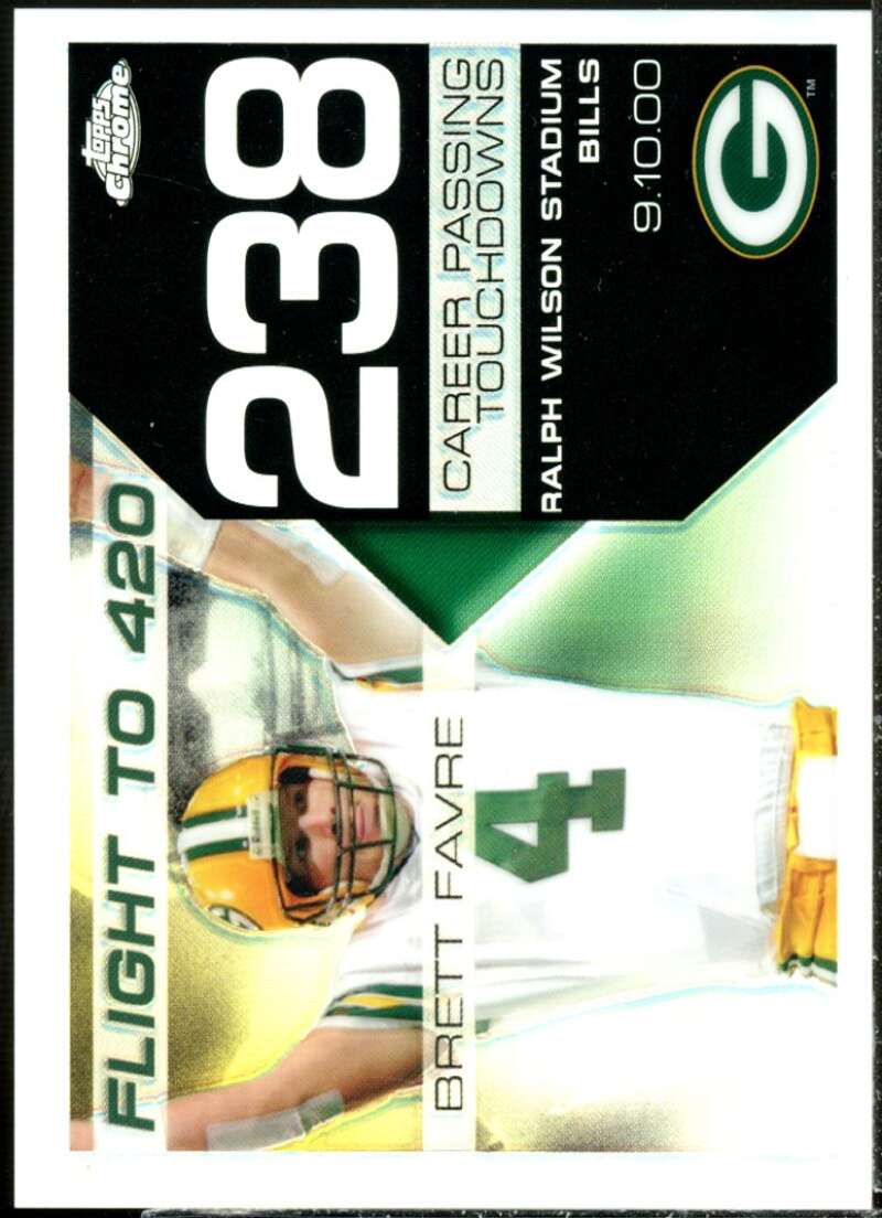 Brett Favre Card 2008 Topps Chrome  Collection Refractors #BF238  Image 1