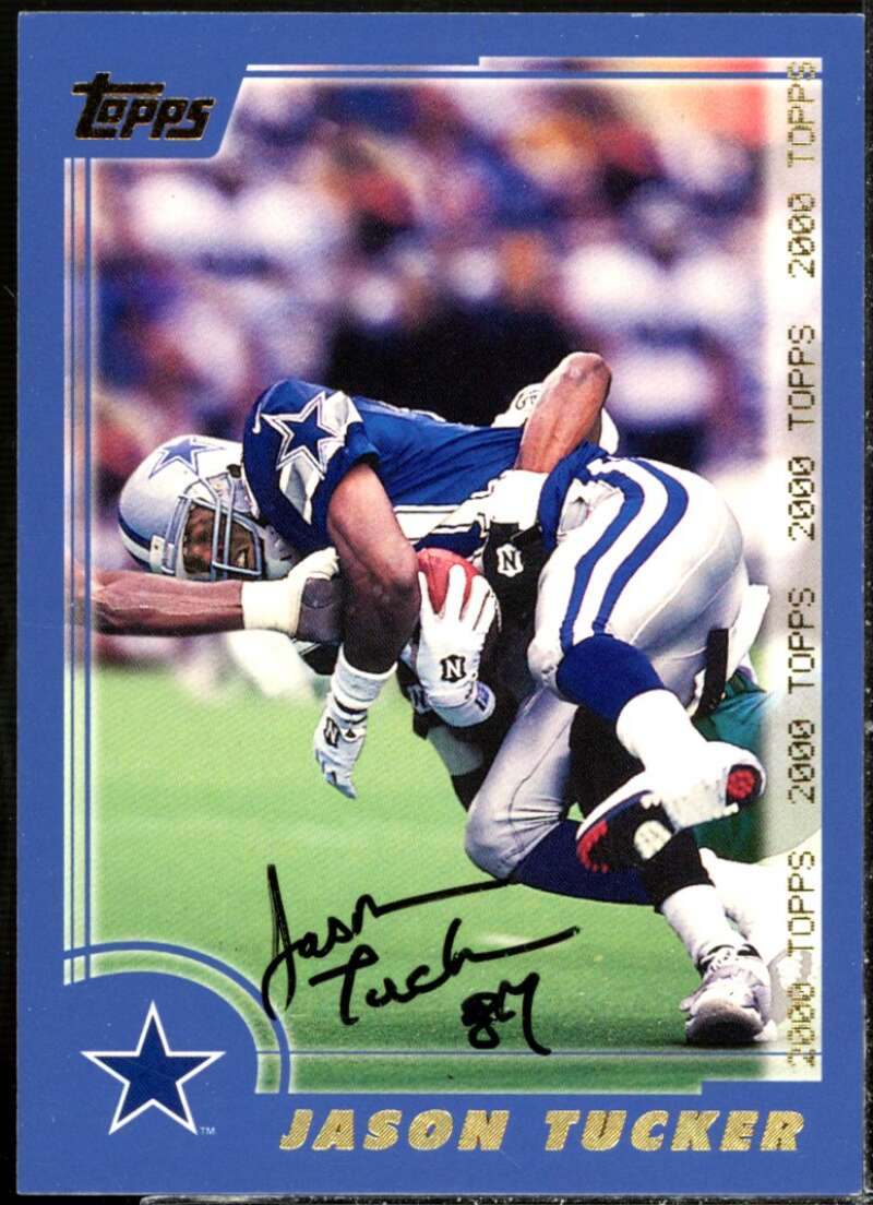 Jason Tucker In Person Autographed Card Card 2000 Topps #NNO  Image 1