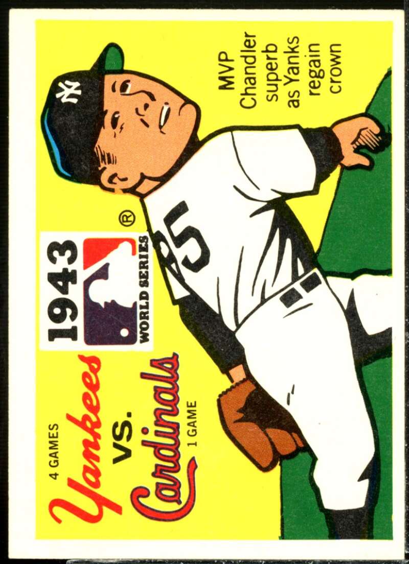 Yankees VS Cardinals Card 1968 MLB 1943 World Series #NNO  Image 1