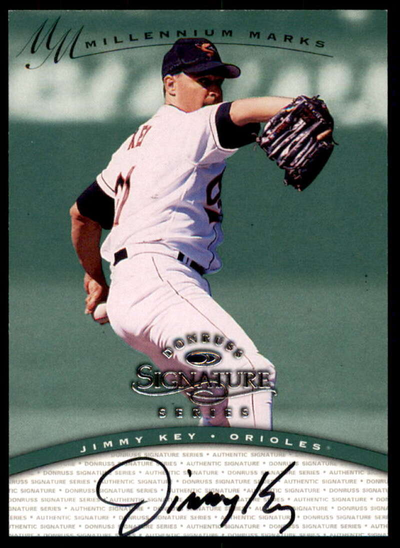 Jimmy Key Card 1997 Donruss Signature Autographs Millennium #72  Image 1