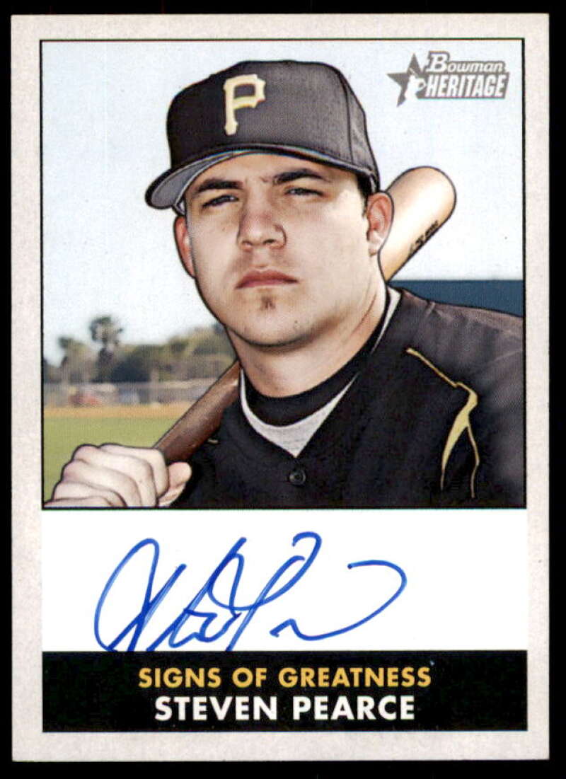 Steve Pearce Rookie Card 2007 Bowman Heritage Signs of Greatness #SP  Image 1
