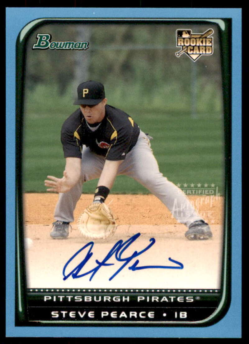 Steve Pearce AU Rookie Card 2008 Bowman Blue #228  Image 1