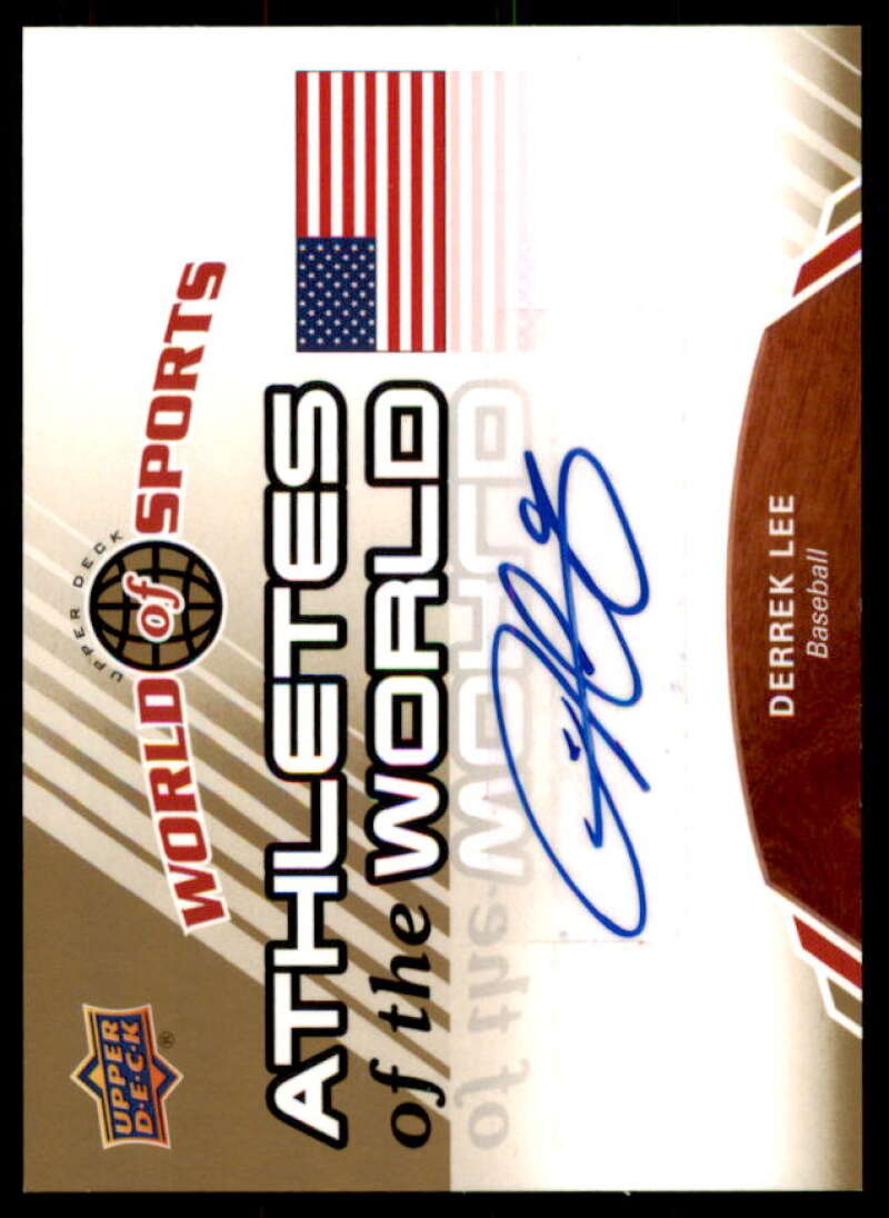 Derrek Lee 2010 Upper Deck World of Sports Athletes of the World Autographs #AW2  Image 1