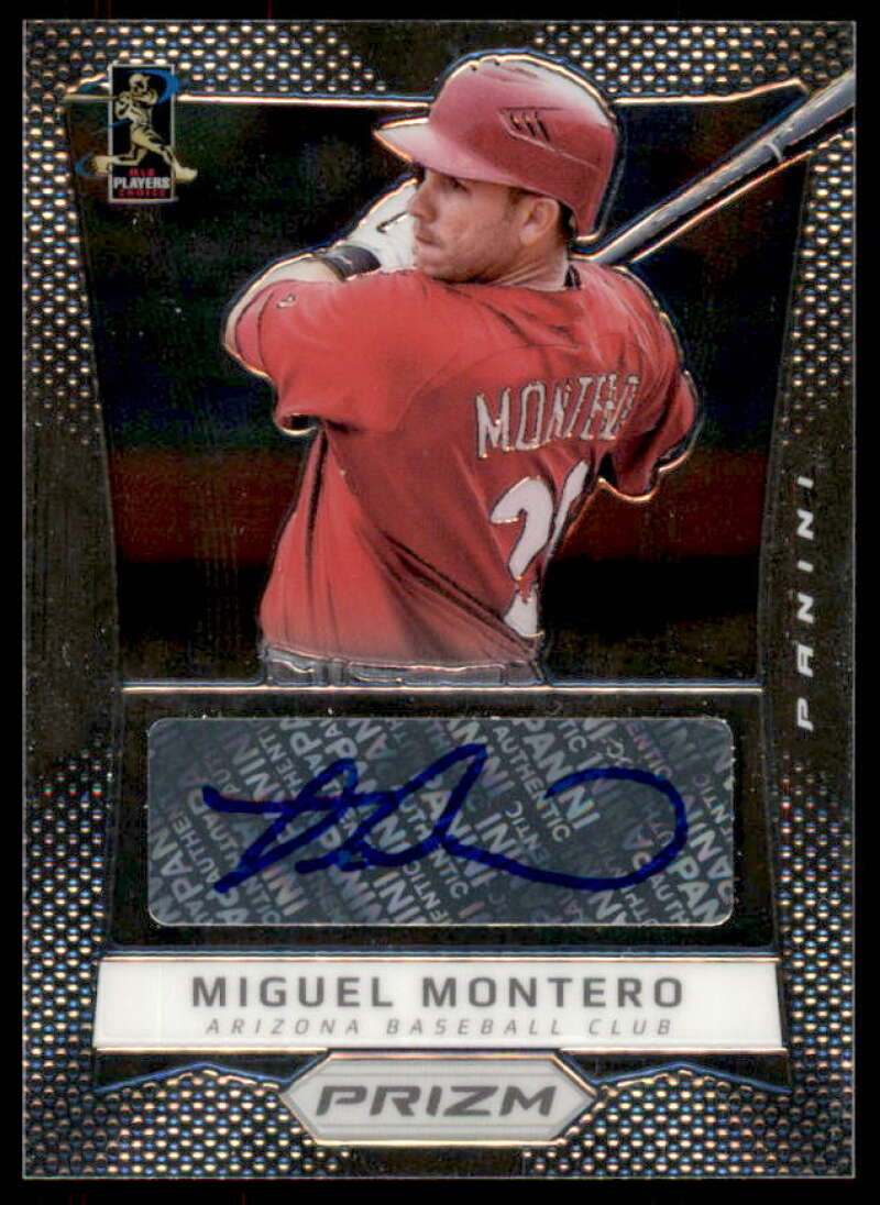 Miguel Montero Rookie Card 2012 Panini Prizm Autographs #MM  Image 1