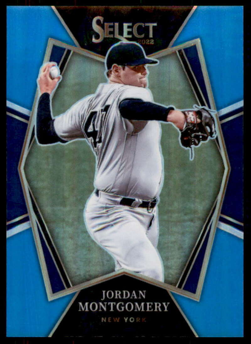 Jordan Montgomery PRM Rookie Card 2022 Select Light Blue #126  Image 1