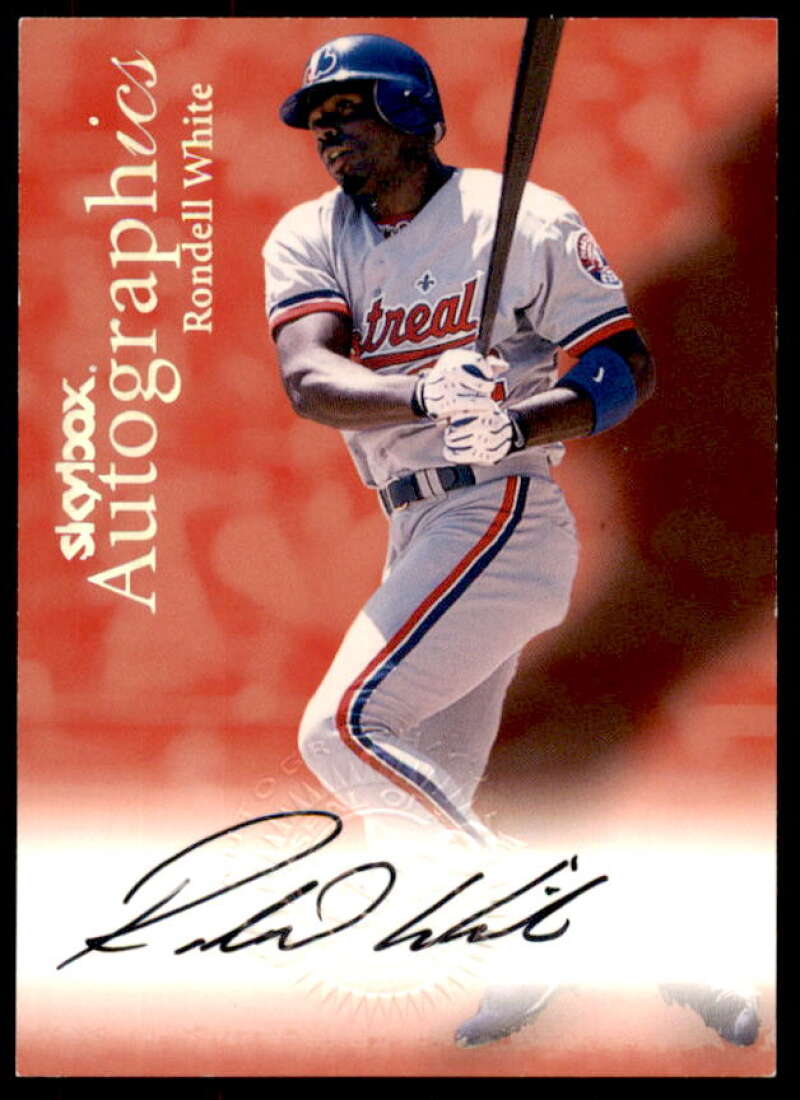 Rondell White Card 2000 SkyBox Autographics #126  Image 1