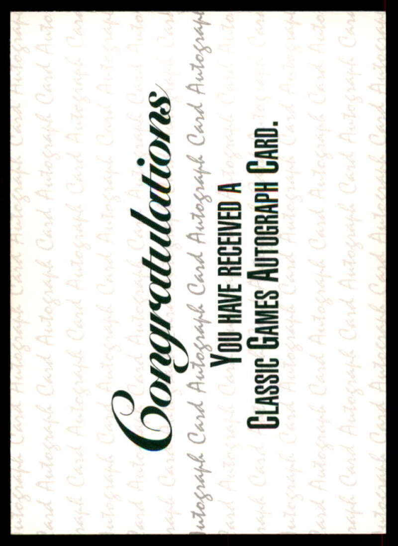 Phil Nevin Rookie Card 1992 Classic Four Sport Autographs #226A  Image 2